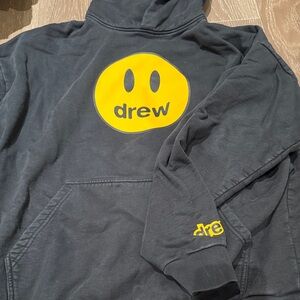 Drew House Black Hoodie with Drew